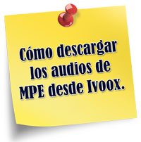 Nota Descarga Audios MPE